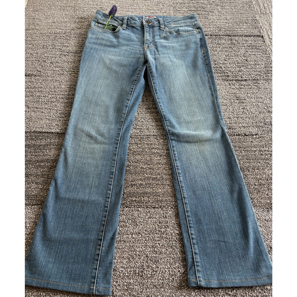 VTG Tommy Hilfiger Jeans Women's 6R (29x30) Blue Boyfriend Fit Y2K Bootcut Denim - Picture 9 of 16